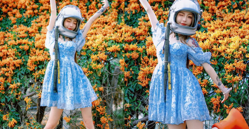 【WPT扑克】原子小甜妹「飄哥」藏炮仗花間，「可愛笑顏」讓全民都戀愛！