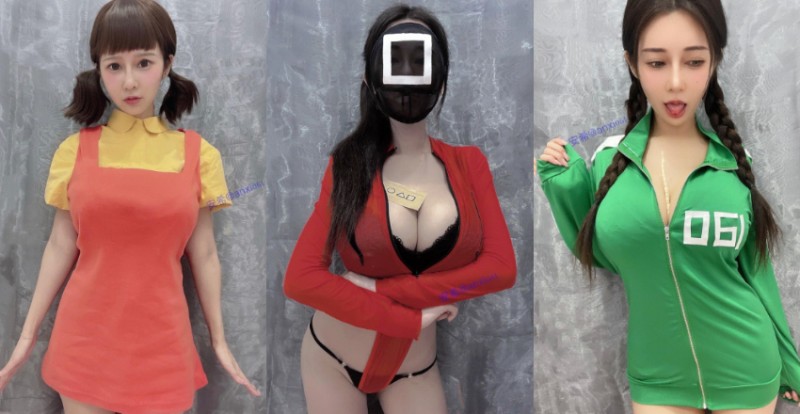 【WPT扑克】來玩魷魚遊戲！巨乳甜心「安希」化身爆乳面具人發出遊戲邀請！