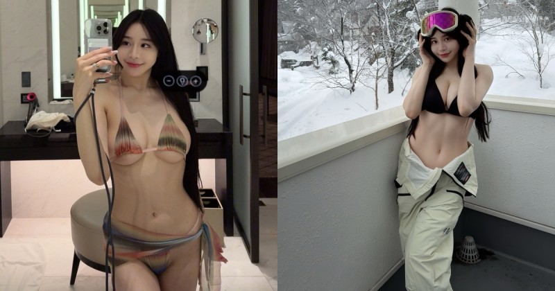 【WPT扑克】巨乳女神「Lena 莉娜」滑雪不忘曬美胸，大方秀37度腹肌給你靠