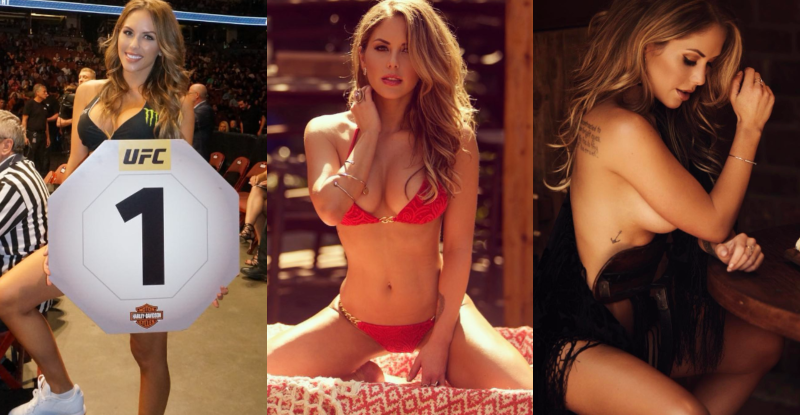 【WPT扑克】UFC女郎！「終極格鬥」舉牌妹場邊遊走　身材太火辣觀眾視線跟著移動