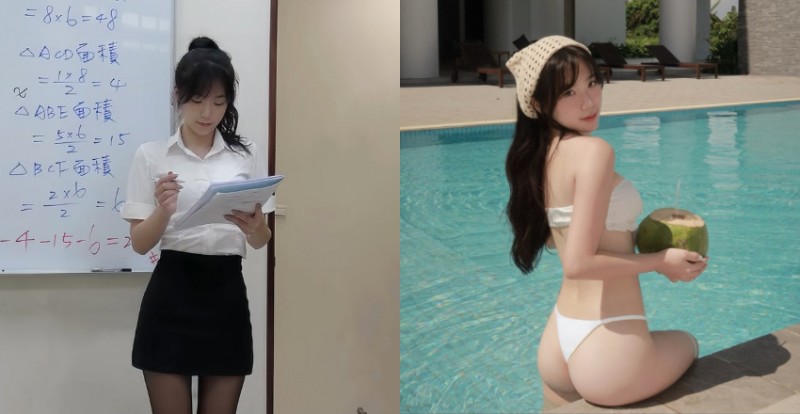 【WPT扑克】超正數學老師私下穿比基尼露渾圓蜜桃　網友：想學算圓周率