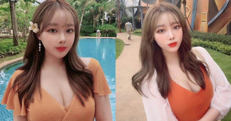 【WPT扑克】韓國妹子「賞風景也要大爆奶」，極品乳量特別堅挺啊！