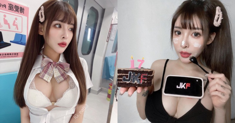 【WPT扑克】巨乳小妖精「姍姍33」搭捷運大膽解扣　背著監視器壞壞