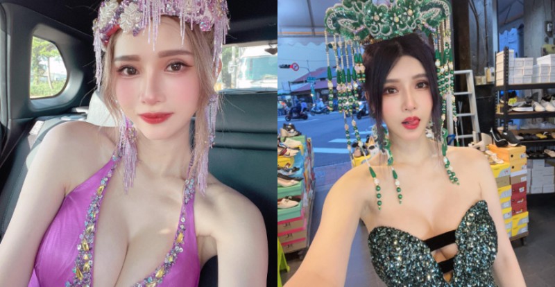 【WPT扑克】洋娃娃禮生「小羚蹦啾」氣質出席廟會活動　火辣身材引起關注