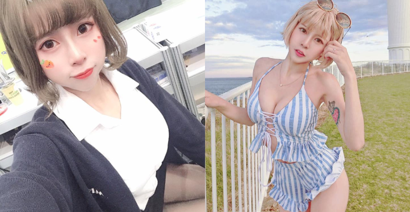 【WPT扑克】甜美OL「Chubby糖」休假就解放自己　飽滿美乳放風日光浴