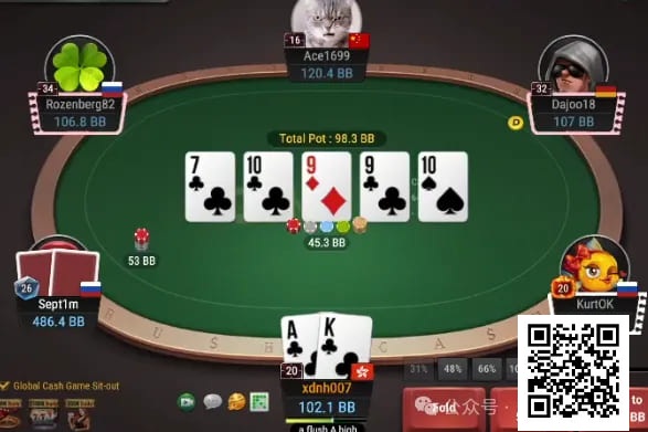 【WPT扑克】牌局分析：Bluff的时机