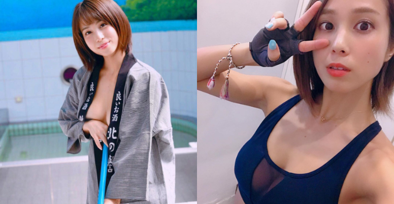 【WPT扑克】G奶姐姐「犬童美乃梨」錢湯打工不穿內衣！近期積極健身練出翹臀