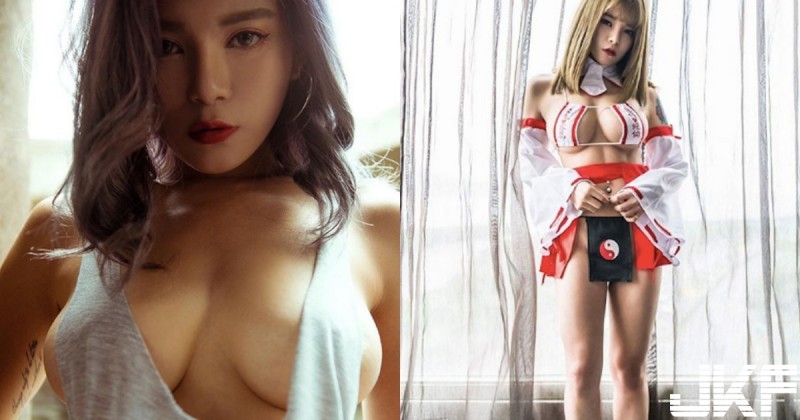 【WPT扑克】150公分的「F奶小隻馬」！上空背心壓點點，「極限尺度」連巫女裝我也只看到兩顆燈啊！