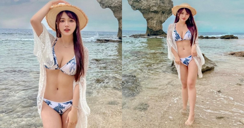 【WPT扑克】小琉球「白皙雪乳正妹」出沒！「莫葵 Vika」比基尼亮相勾走粉絲的心！