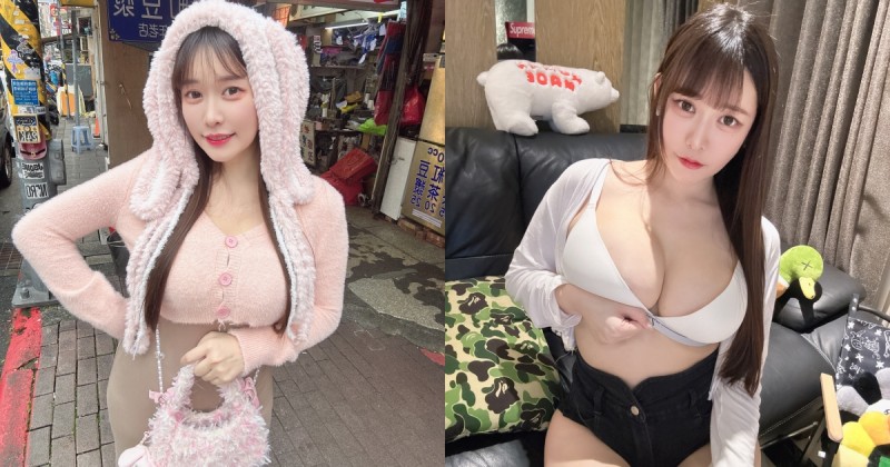 【WPT扑克】西門町出現「巨乳粉紅兔兔」！原是火辣士官長「菈菈」，S曲線讓路人猛看