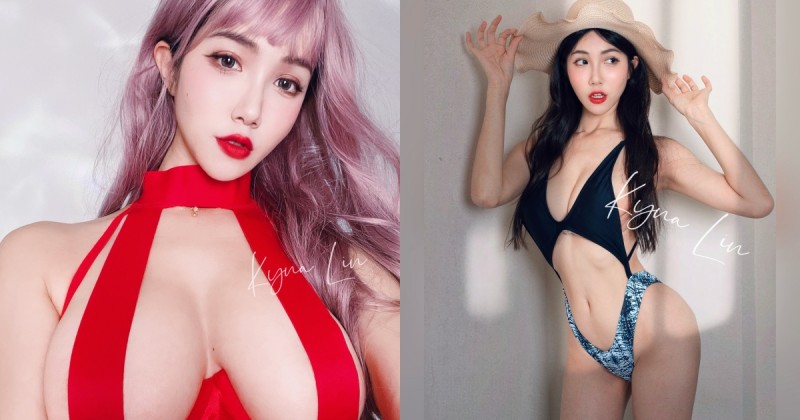 【WPT扑克】辣成這樣！「Kyna林妤霜」胸前兩粒包不住，紅絲帶讓人想拆開欣賞！