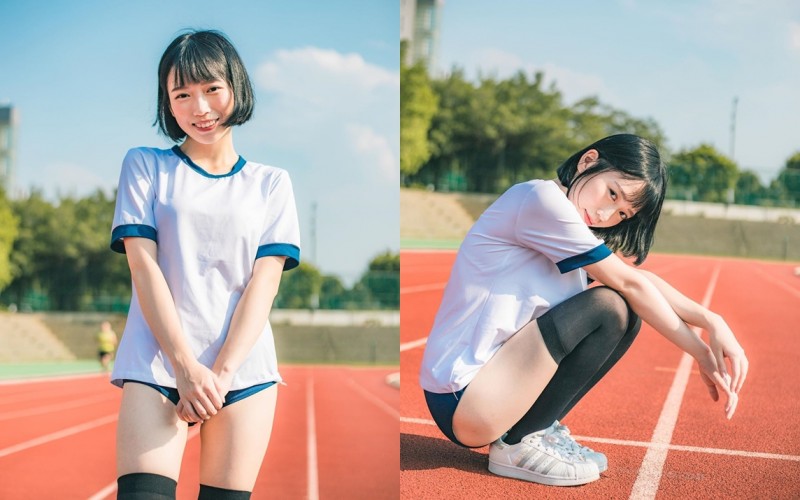 【WPT扑克】臺北大學小清新「塔莉?」運動短褲+黑絲美腿神之搭配　完全就是二次元走出來啊