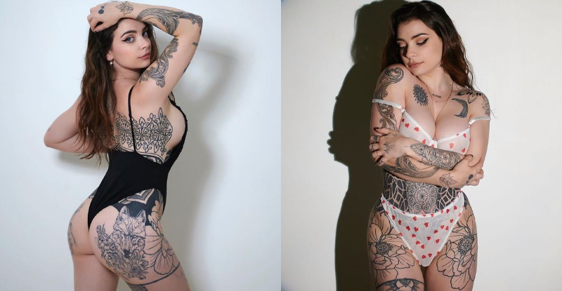 【WPT扑克】狂！爆乳妹全身上下大面積刺青野味十足　宛如行走藝術品網友全都看傻