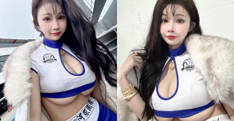 【WPT扑克】TSDR最亮眼！賽車女郎「艾妃」大露南半球，「傲乳發威」全場嗨翻！