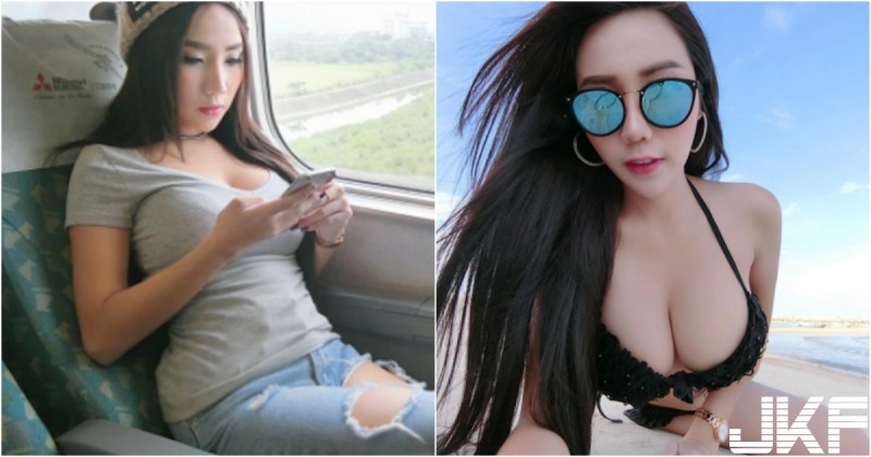 【WPT扑克】高鐵上遇到「露溝爆奶妹」！去海邊露出「巨大波波」！白嫩雙球根本一覽無遺啊…