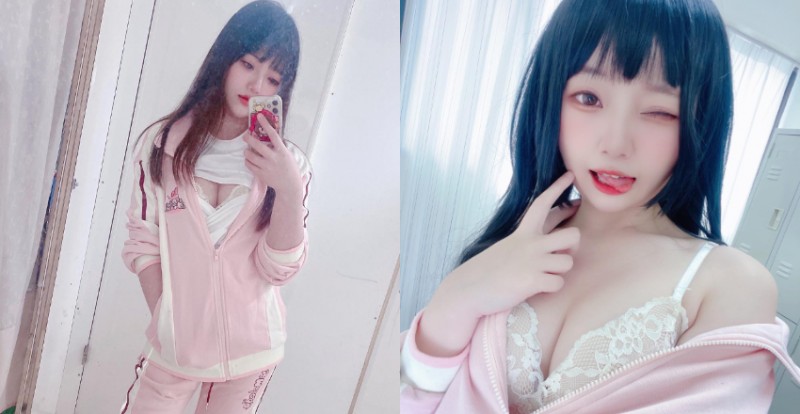 【WPT扑克】這樣有違反校規嗎？甜美學生妹「願願」保守運動服裡面偷壞壞