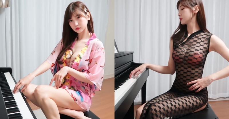 【WPT扑克】爆乳彈琴！神正「鋼琴Youtuber」賣力演奏「巨乳跟著晃動」畫面太讓人享受！