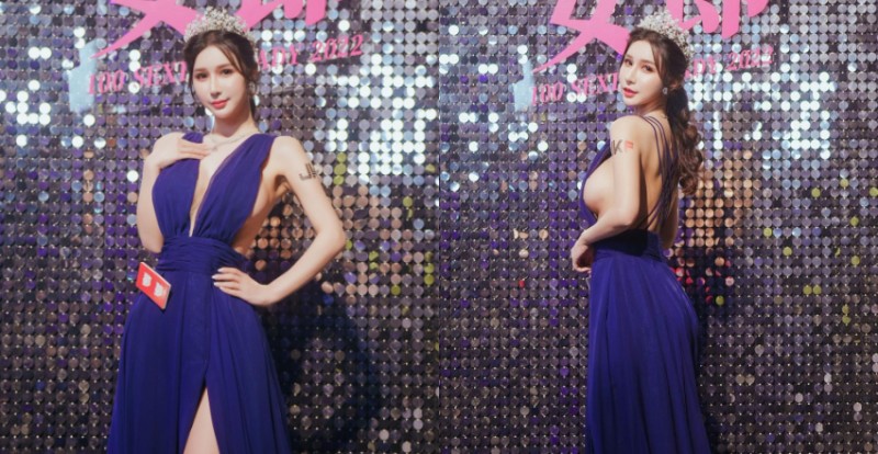 【WPT扑克】長腿女神「夢夢MonMon」性感禮服露超殺側乳　網友：想坐在側乳旁邊