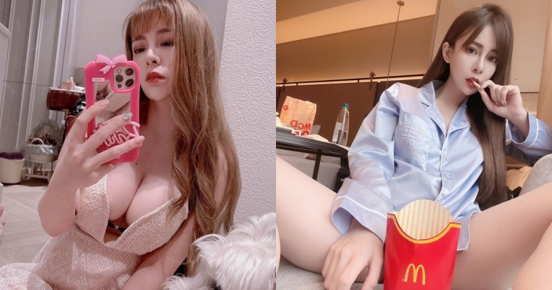 【WPT扑克】薯條這樣吃合法嗎？巨乳正妹「林葳」下身失蹤，白皙美腿好引人遐想！