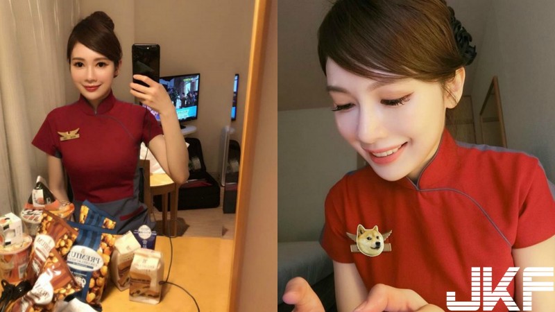 【WPT扑克】「華航侯佩岑」制服底下還有圓白嫩乳加一雙逆天長腿：希望在機艙也能有如此風光…