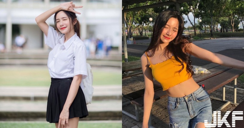 【WPT扑克】超萌高中生！纖細女孩的「白襯衫」＋「百折裙」制服萌感讓人無法招架！