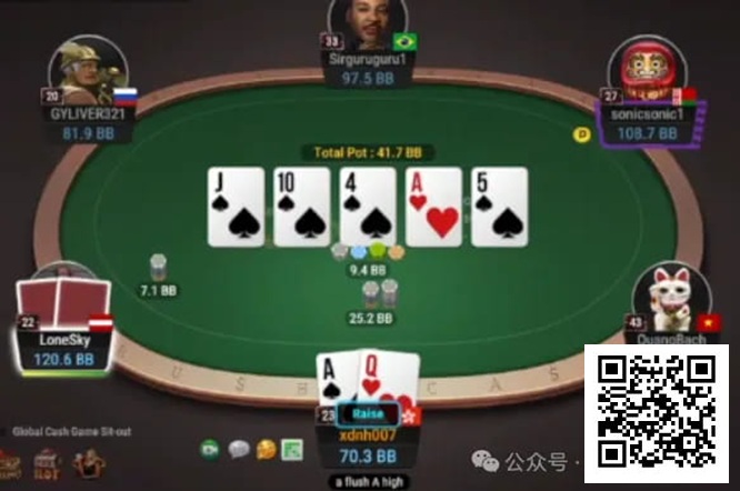 【WPT扑克】牌局分析：河牌check nuts保护自己的弱范围