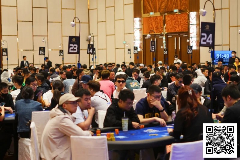 【WPT扑克】2025CPG®海棠湾巡游赛 | 陈华超88撞JJ无缘主赛234人奖励圈，金波121.4万记分牌领跑124人晋级第三轮