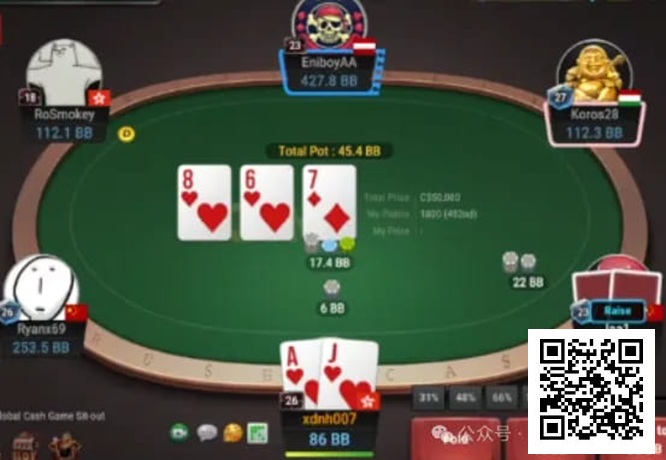 【WPT扑克】牌局分析：进攻是最好的防守