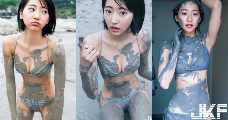 【WPT扑克】衝一波！海水浴場驚見「爆乳版結衣」身著「危險泥巴衣」！爆乳好身材讓人失去理智