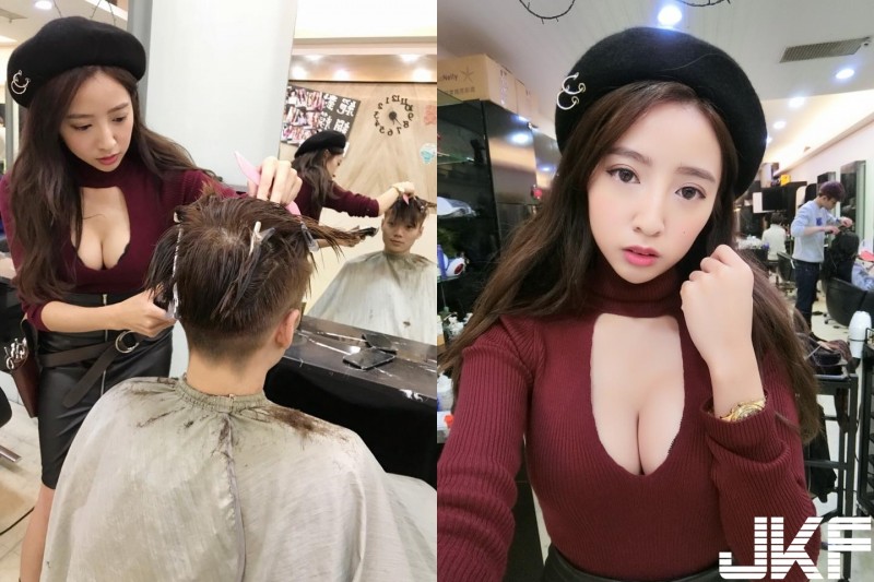 【WPT扑克】爆乳美髮師「低胸露溝」專注剪髮　 網友暴動：我突然變長了…