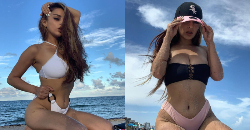 【WPT扑克】放肆！爆乳妹乳波彈跳畫面曝光　充沛乳量+高頻率抖奶差點扯斷比基尼