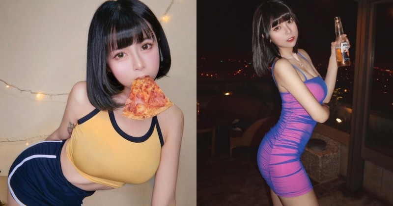 【WPT扑克】「萌系少女」吃披薩也迷人！前凸後翹的火辣身材好誇張，網友最愛她口中那片！