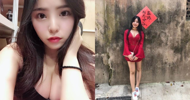 【WPT扑克】正妹「小圓臉Cynthia」澎湖火辣出遊，紅色洋裝蹦出「兇兇事業線」！