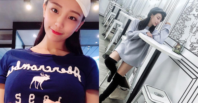 【WPT扑克】甜美實況主揚言啦！「典薇」抱腿蹲坐嶄露小溝和性感鎖骨，佔據鏡頭之外也想拎回家！