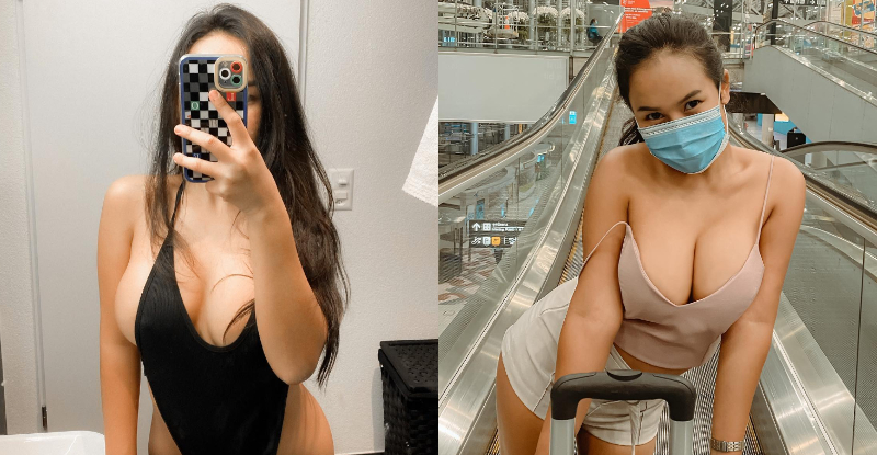 【WPT扑克】航站奇緣！機場驚見低胸爆乳大奶妹　本尊身分遭起底…豪乳照接連曝光