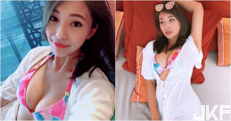 【WPT扑克】好兇！台灣正妹泰國度假「火辣比基尼」現身！「飽滿美乳」躺下就呼之欲出啊！