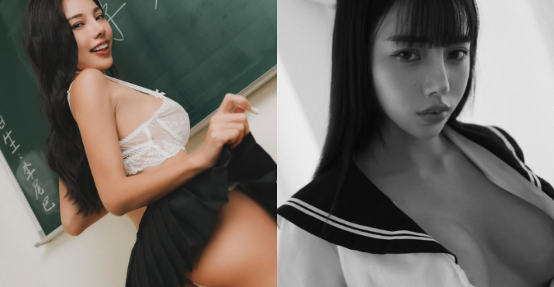 【WPT扑克】JK女高生「李尾巴」台上掀裙，「蜜臀小褲褲」騷給全班看！