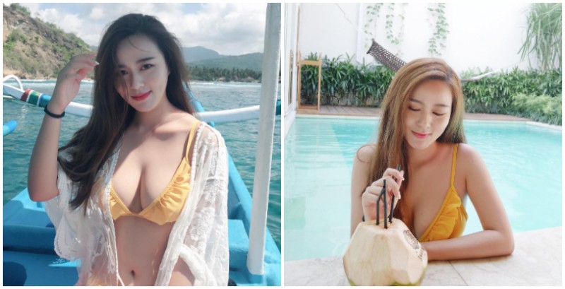 【WPT扑克】奶奶跟椰子一樣大！氣質「巨乳正妹」穿上比基尼展現天然美乳，比例太驚人了！