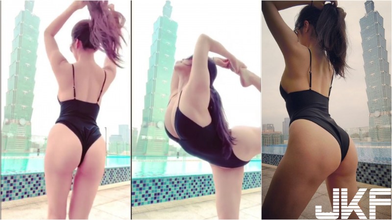 【WPT扑克】超大！「巨臀正妹」在台灣地標101曬乳，雄偉大長輩根本台灣最美風景！