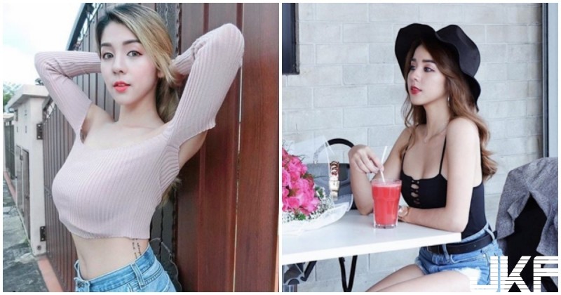 【WPT扑克】爆乳正妹超兇S曲線「胸型好邪惡」，連喝飲料都讓人噴血啊！