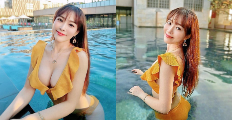 【WPT扑克】空中小姊姊「楊凱涵」挺出「白皙大浮標」，視覺聽覺讓粉絲一次滿足！