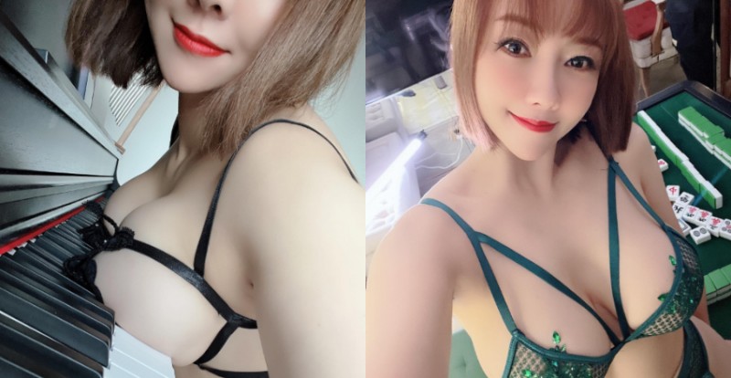 【WPT扑克】音樂老師「果兒Victoria」彈鋼琴極限露出　飽滿上圍跟著打節拍