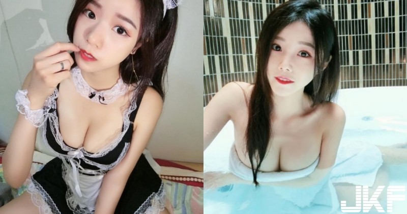 【WPT扑克】女僕可以嗎？台灣「美乳網紅」白白嫩嫩好誘人，「一條布下水」似乎更可以了！