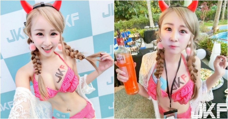 【WPT扑克】小惡魔來襲！「白嫩美胸」比基尼正妹池畔出沒！吃東西的樣子也超可愛…