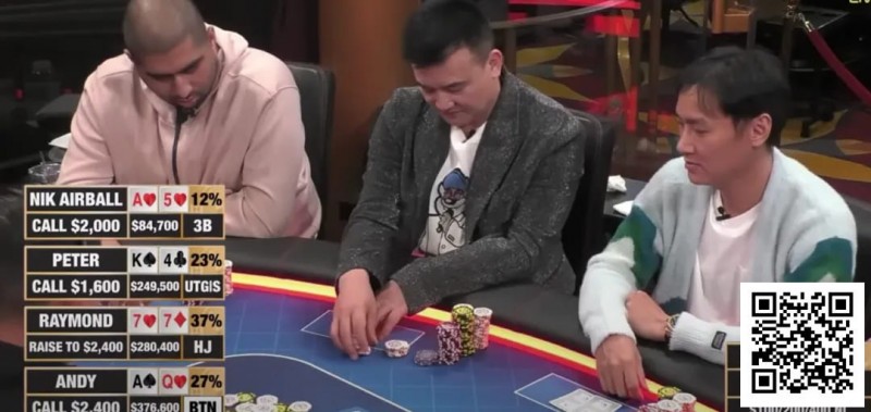 【WPT扑克】Andy面对气球河牌的过牌-加注赔率极佳，做出惊人弃牌，但这却不是最佳决策？