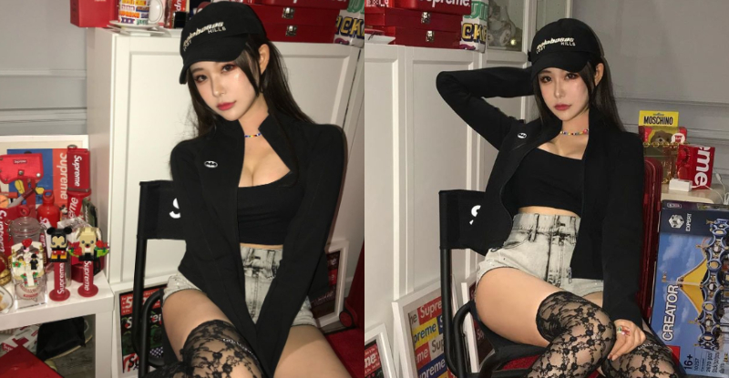 【WPT扑克】暗黑系！高冷正妹「熱狗BB」飽滿上圍就快被擠爆，蕾絲美腿更讓人鼻血狂噴！