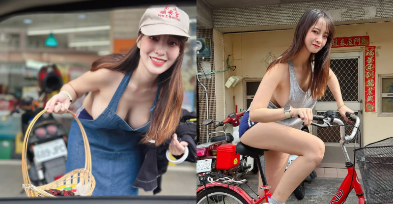 【WPT扑克】正妹在民間！雲林鄰家妹「Vina」騎車超犯規，「啷出美乳」鄉民都凍未條！