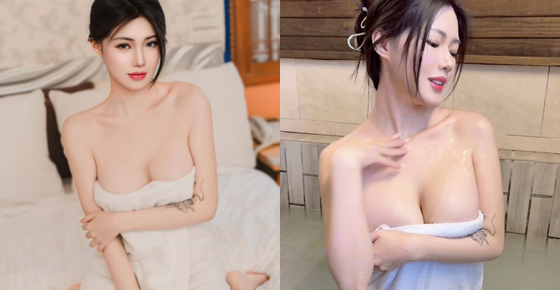 【WPT扑克】爆乳正妹「陳仙」托奶淋泉水，「銷魂曲線」讓粉絲超躁熱！