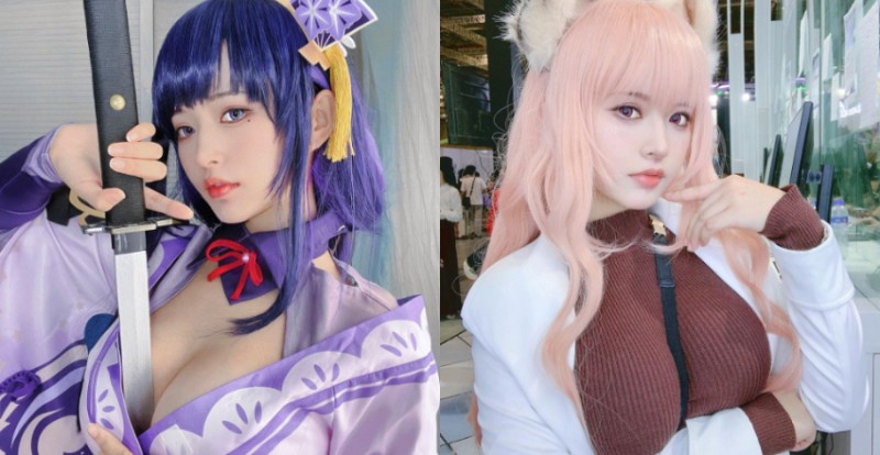 【WPT扑克】幫忙拔出乳中劍！巨乳Coser「肅雨」卸妝後是清純妹子