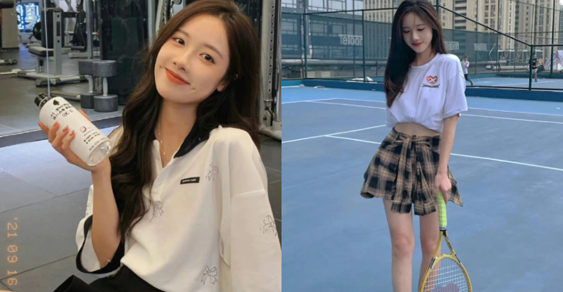 【WPT扑克】「梨渦甜姐兒」網球場上大顯「緊緻細腰」，撩人甜笑讓對手直接投降